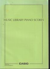 Libro de canciones de piano de biblioteca de música CASIO para la mayoría de los teclados 243 páginas, usado segunda mano  Embacar hacia Argentina
