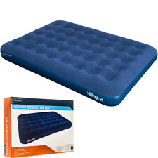 Double Flocked Airbed Inflatable Camping Mattress Blow Pump Up Air Bed Camping for sale  Shipping to South Africa