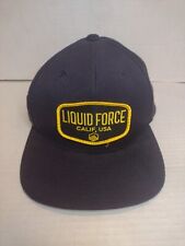 Liquid Force Wake Boards Navy Blue Adjustable Snap Back Hat Patch Cap Calif, USA for sale  Shipping to South Africa