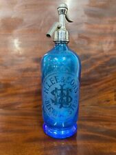blue soda syphon for sale  STOWMARKET