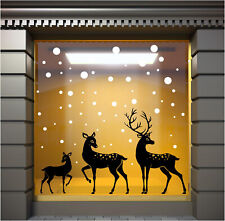 Reindeer christmas window for sale  Shipping to Ireland