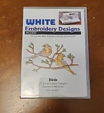 White birds embroidery for sale  Plymouth