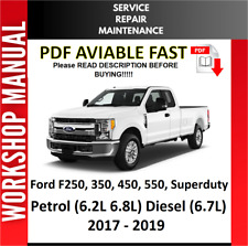 Usado, MANUAL DE OFICINA DE REPARO DE SERVIÇO FORD F-250 F-350 F-450 F-550 2017 2018 2019 comprar usado  Enviando para Brazil