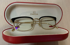 Lente de demonstração de óculos Omega OM 5010-H 001 armação de metal preto/dourado 51-20-145 comprar usado  Enviando para Brazil