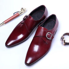 Mocassins masculinos de negócios Oxfords sapatos sociais com fivela biqueira pontiaguda couro slip on comprar usado  Enviando para Brazil