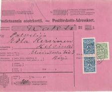 FINLANDIA: paczka dorsza Kotka 1914., używany na sprzedaż  Wysyłka do Poland
