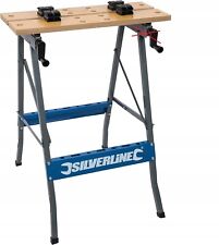 H18 Silverline Składany stół warsztatowy Przenośna drewniana ławka Składany blat roboczy Stół   na sprzedaż  PL