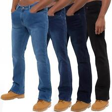Calça jeans masculina bootcut jeans stretch perna larga alargada todos os tamanhos do Reino Unido, usado comprar usado  Enviando para Brazil