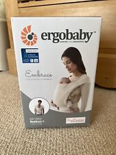 Used, Ergobaby Embrace Baby Carrier - Cream for sale  ASHBY-DE-LA-ZOUCH