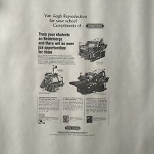 Vintage heidelberg printing for sale  MALVERN