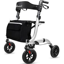 Henmnii Rollator Walker Idosos Leve Dobrável Todo Terreno Rolamento Adulto comprar usado  Enviando para Brazil