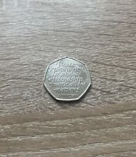 Rare 50p coin for sale  LUTON