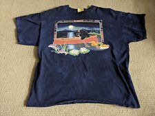 The Mountain Bear Shirt Mens 2XL Vintage Blue Duck Canoe Fish Lake Moon Water for sale  Shipping to South Africa