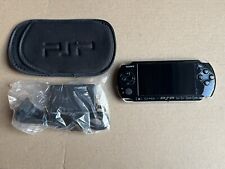 Sistema Sony PSP-3000/3001 Slim Preto com Nova Bateria 3600mAH, Adaptador, Estojo comprar usado  Enviando para Brazil