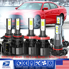 Usado, FIT para Dodge Charger 2011 2012 2013 2014 farol de LED Hi/Lo + lâmpadas de neblina comprar usado  Enviando para Brazil