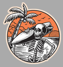 Squelette skull surf d'occasion  Le Val