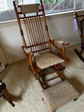 chair antique wooden rocking for sale  Petaluma