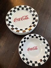 coca cola plate set for sale  Windsor