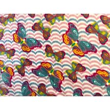 Peça de tecido de lã de pelúcia Butterfly Waves Minky 60 x 128 (3,56 jardas) comprar usado  Enviando para Brazil