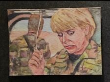 ACEO ORIGINAL - Cartão de esboço - Jack O’Neil -Sam Carter- Stargate SG1 comprar usado  Enviando para Brazil