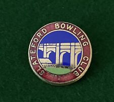 Bowling club badge for sale  Shipping to Ireland