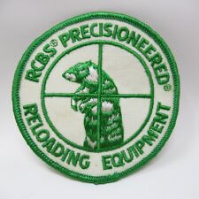 RCBS Precisioneered Reloading Equipment - Hunting - Classic Logo - Vintage Patch for sale  Shipping to South Africa