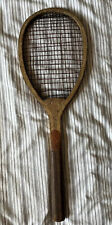 Antique wooden tennis for sale  COLCHESTER