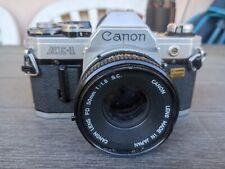 Used, CANON AE-1/ SLR CAMERA FD 50mm 1:1.8 LENS MADE IN JAPAN for sale  Shipping to South Africa