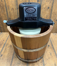 Richmond Cedar Works RCW Frost King 2 Qt. Freezer elétrico de sorvete com banheira de madeira comprar usado  Enviando para Brazil