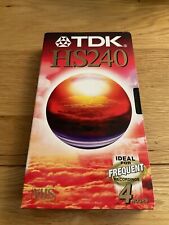Tdk vhs blank for sale  PULBOROUGH