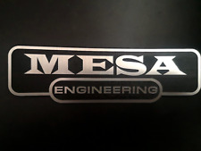 Guitarras amplificador estilo novo prata logotipo MESA ENGINEERING 190 mm = 7,5 polegadas comprar usado  Enviando para Brazil