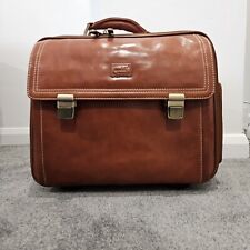 Leather condotti briefcase for sale  BILLINGSHURST