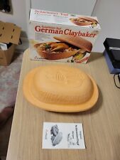 Schlemmertopf German Rooster Claybaker Roaster Pan w/lid 838 Scheurich Germany for sale  Shipping to South Africa