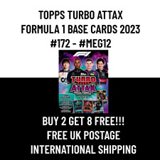 *Compra 2 y obtén 8 gratis* tarjetas Topps Turbo Attax 2023 de Fórmula 1 #171 - #MEG12, usado segunda mano  Embacar hacia Argentina