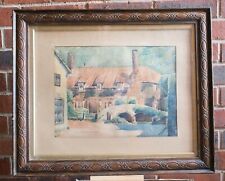 Antique watercolour painting for sale  WARE