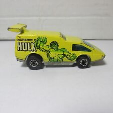 OLD DIECAST HOT WHEELS BLACKWALL THE INCREDIBLE HULK 2 SMALL BACK WINDOWS HK for sale  Shipping to South Africa
