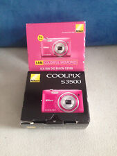 Nikon Coolpix S 3500 aparat cyfrowy w kolorze różowym, używany na sprzedaż  Wysyłka do Poland