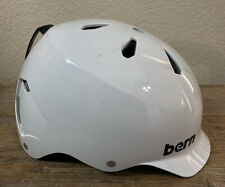 Bern Sombrero Rígido Casco Snowboard Esquí Bicicleta Patineta Casco Blanco segunda mano  Embacar hacia Argentina