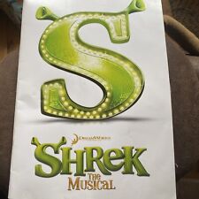 Shrek musical programme for sale  BASINGSTOKE