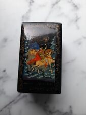 Russian lacquered trinketbox for sale  HOLYHEAD