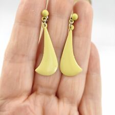 Vintage yellow earrings for sale  MANSFIELD