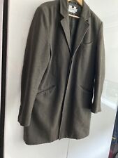 Topman overcoat green for sale  LONDON
