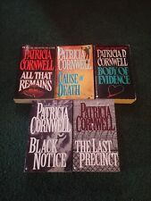 Lote de 5 libros de bolsillo de suspenso misterioso de Patricia Cornwell segunda mano  Embacar hacia Argentina