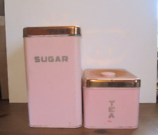 Vintage canisters pink for sale  Itasca