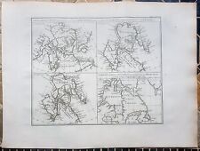 Stampa antica mappa usato  Roma