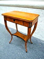 Biedermeier  side  table  with  ash  veneer for sale  Shipping to South Africa