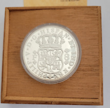 Moneda de plata Casa De Moneda México 1987 40 reales prueba plata pura 5 oz .999, usado segunda mano  Embacar hacia Argentina