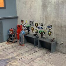 Garage service diorama d'occasion  Expédié en Belgium