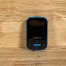 Sandisk Clip Sport negro/azul 1,44" pantalla LCD a color sintonizador FM reproductor multimedia MP3 segunda mano  Embacar hacia Argentina