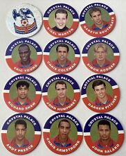 Crystal Palace, 1995 Merlin Premier League Football Pog Milk Cap x 12 for sale  Shipping to South Africa